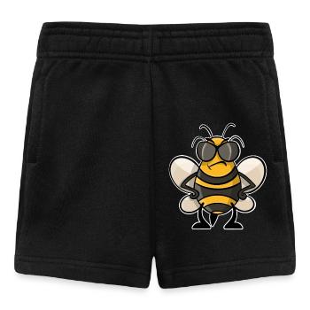 Biene - Baby Shorts - Schwarz - Vorne