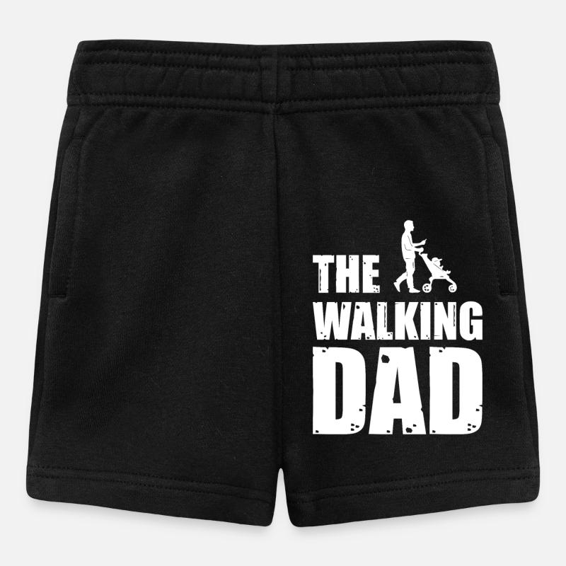 The walking dad - Short Bébé - noir