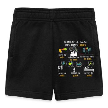 Temps libres padel cadeau padel - Short Bébé - noir - Devant