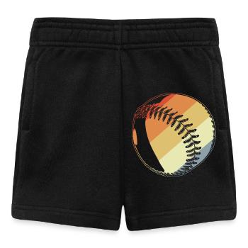 Vintage Baseball - Baby Shorts - Schwarz - Vorne