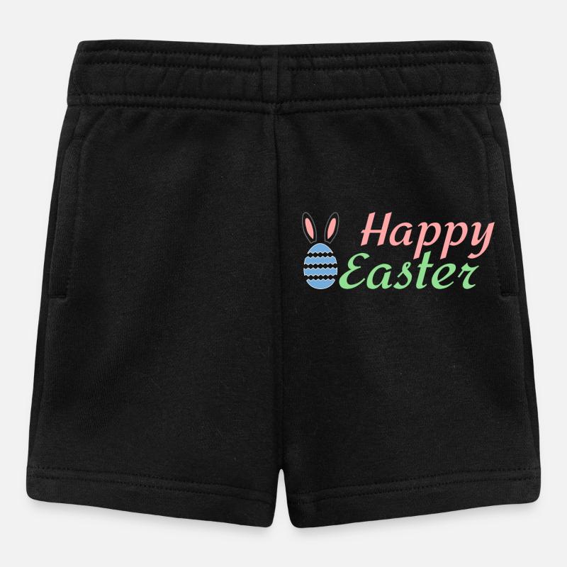 Happy Easter - Baby Shorts - black