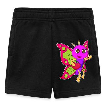 Butterfly Apple - Baby Shorts - black - Front