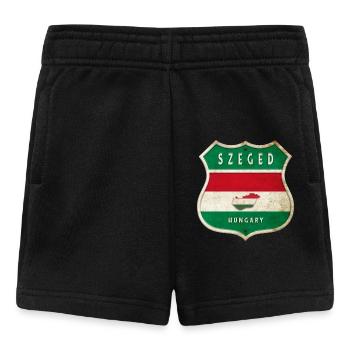 Szeged Ungarn Wappen Flaggen Design - Baby Shorts - Schwarz - Vorne