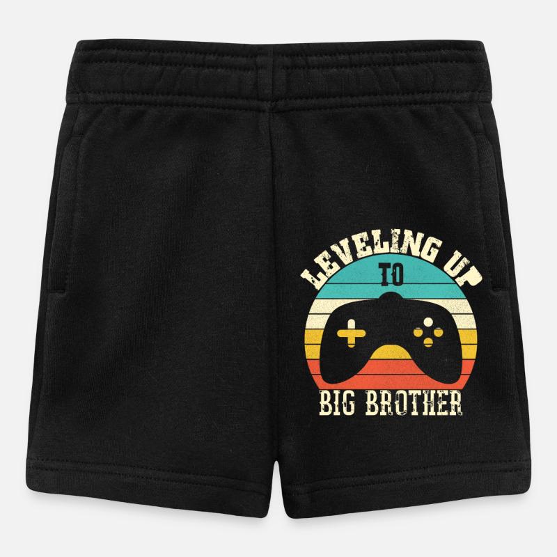 Monter de niveau vers Big Brother - Short Bébé - noir