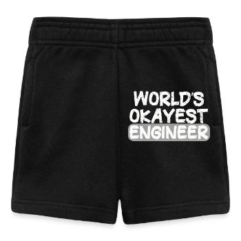 Der beste Ingenieur der Welt: Mutiges Statement - Baby Shorts - Schwarz - Vorne