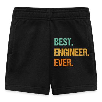 Bester Ingenieur aller Zeiten Inspirierendes Zitat - Baby Shorts - Schwarz - Vorne