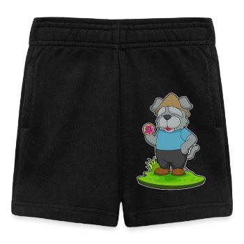 Donut pour chien - Short Bébé - noir - Devant