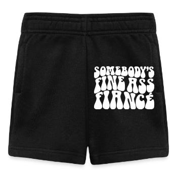 Jemandes feiner Verlobter, Bräutigam zu sein Verlobung - Baby Shorts - Schwarz - Vorne
