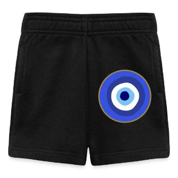 Böser Blick - Baby Shorts - Schwarz - Vorne
