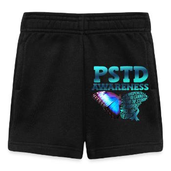 Pstd awareness Post-traumatic - Baby Shorts - black - Front