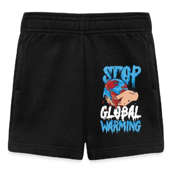 Stop Global Warming - Mother Nature - Day - Baby Shorts - black - Front