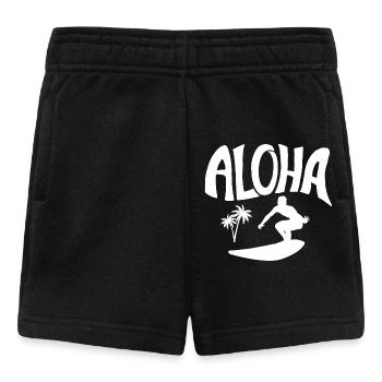 surfing, surfing, surf spot - Baby Shorts - black - Front