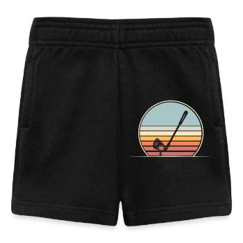 Golf Golfer - Baby Shorts - Schwarz - Vorne