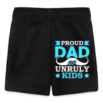 Stolzer Vater Von Widerspenstigen Kindern - Baby Shorts - Schwarz - Vorne