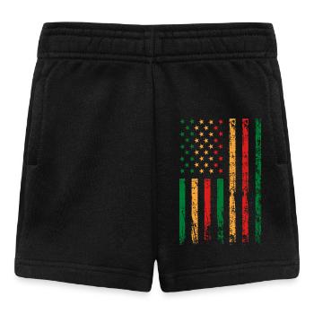 Fête du drapeau afro-américain - Short Bébé - noir - Devant
