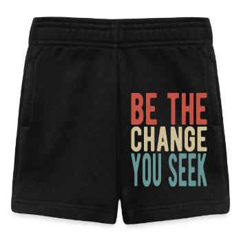 Be the change you seek - Baby Shorts - black - Front