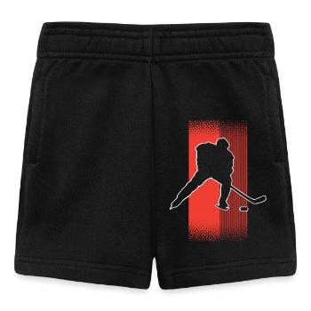 Eishockey Ice Hockey - Baby Shorts - Schwarz - Vorne