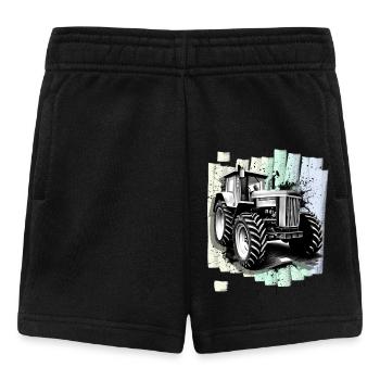 Traktor Landwirt Landwirtschaft - Baby Shorts - Schwarz - Vorne