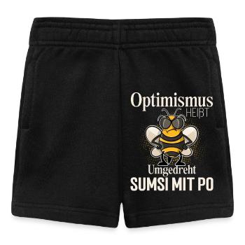 Biene Imker - Baby Shorts - Schwarz - Vorne