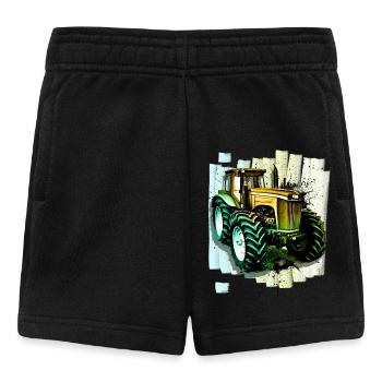Traktor Landwirt Landwirtschaft - Baby Shorts - Schwarz - Vorne