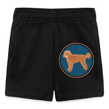 Chien Cavapoo | Cadeau du propriétaire de chien Cavoodle - Short Bébé - noir - Devant