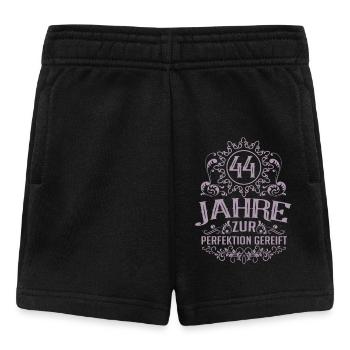 44 Jahre zur Perfektion gereift - Baby Shorts - Schwarz - Vorne