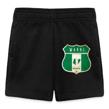 Design du drapeau du Nigéria de Warri - Short Bébé - noir - Devant