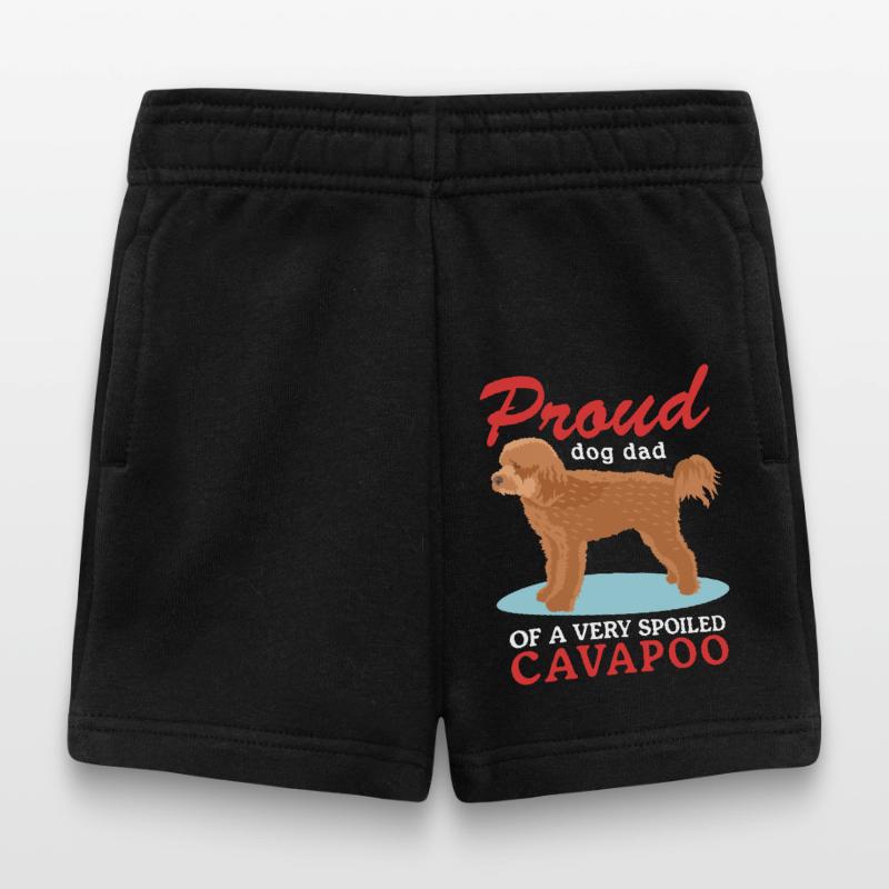 Cavapoo Dad Hunde Hundebesitzer Cavoodle Geschenk Baby Shorts