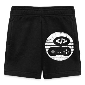 Game Developer - Baby Shorts - black - Front