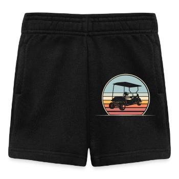 Golf Golfer - Baby Shorts - Schwarz - Vorne