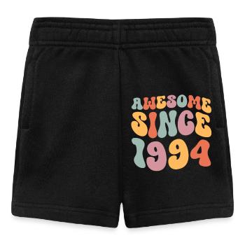 1994 Jahrgang Geburtstag Groovy Vintage Retro - Baby Shorts - Schwarz - Vorne