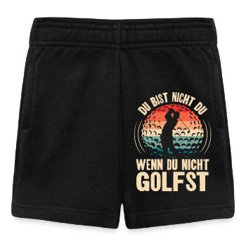 Golf Golfer - Baby Shorts - Schwarz - Vorne