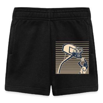 Basketball Basketballer - Baby Shorts - Schwarz - Vorne