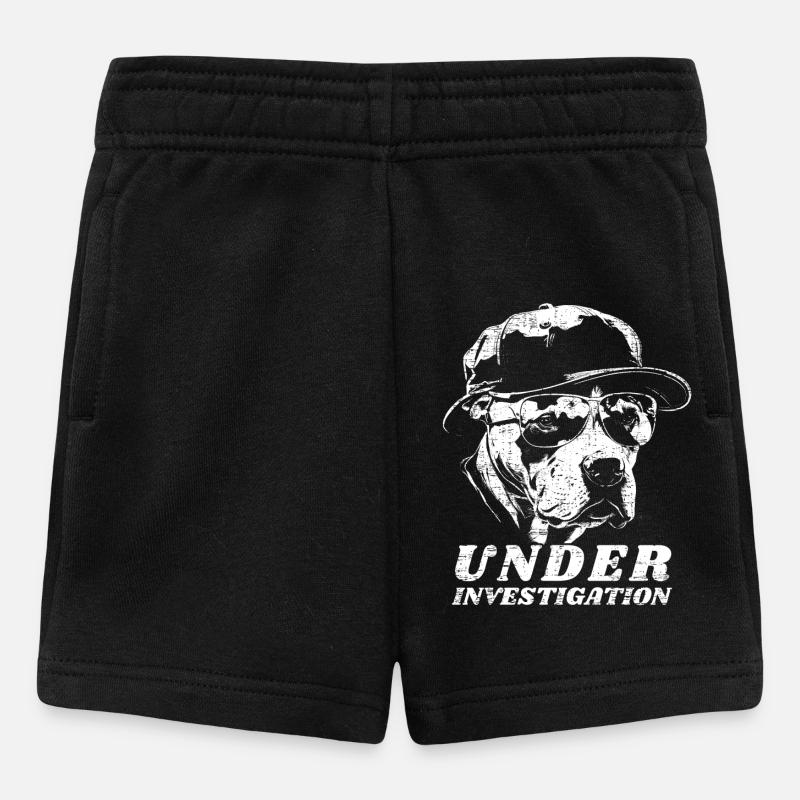 Pitbull - Under Investigation - Baby Shorts - Schwarz