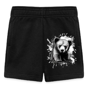 Bear - Baby Shorts - black - Front