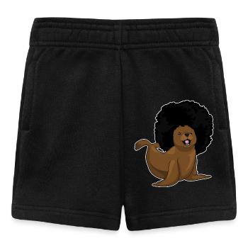 Coiffure afro Seal - Short Bébé - noir - Devant