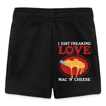 Makkaroni Mit Käse Mac And Cheese Geschenk - Baby Shorts - Schwarz - Vorne