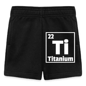 Titanium Ti Periodic Table of Elements - Baby Shorts - Schwarz - Vorne