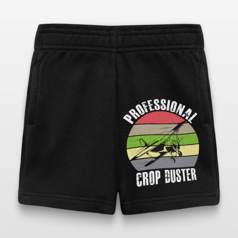 Crop Dusting in Progress Crop Dusting Duster Plane Baby Shorts
