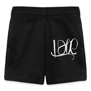 Love Hoodie Love Pull - Short Bébé - noir - Devant