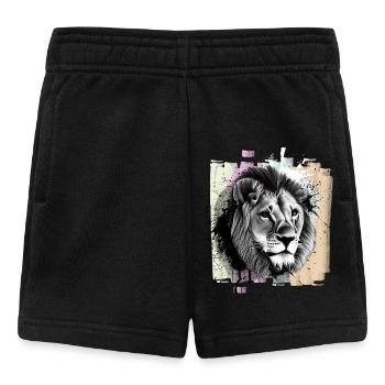 Lion - Short Bébé - noir - Devant