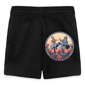 Sorbische Folklore – Tanzszene - Baby Shorts - Schwarz - Vorne