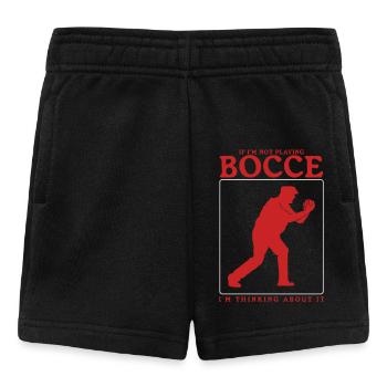 Boccia Bocce Bocciaspieler Boulesport Geschenk - Baby Shorts - Schwarz - Vorne