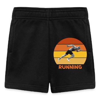 athletics, sprint, running - Baby Shorts - black - Front