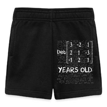 24e anniversaire 24 ans déterminant de matrice - Short Bébé - noir - Devant