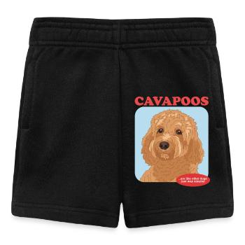 Cavapoo Dogs Cavoodle Dog Owner Cadeau - Short Bébé - noir - Devant