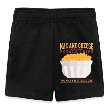 Makkaroni Und Käse Mac And Cheese Geschenk - Baby Shorts - Schwarz - Vorne