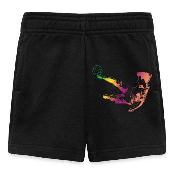 Croquis de football - Short Bébé - noir - Devant