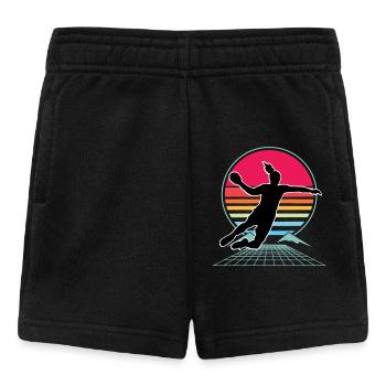 Handball Handball Joueur de handball féminin - Short Bébé - noir - Devant
