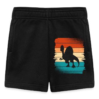Dino Dinosaur - Baby Shorts - black - Front